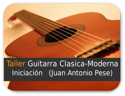 Guitarra Clasica-Moderna Iniciación